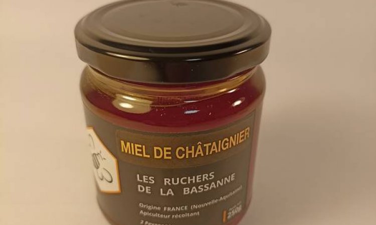 Miel BIO de Chataignier de Dordogne 250g