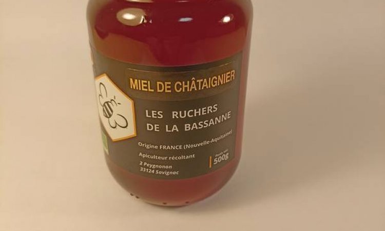 Miel BIO de Chataignier de Dordogne 500g