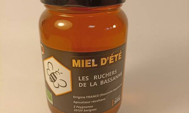 Miel d'Eté BIO de Gironde 500g