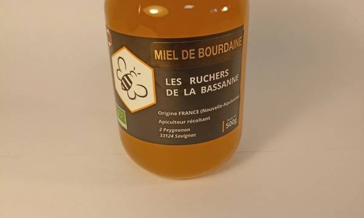 Miel de bourdaine des Landes 500g
